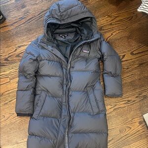 Patagonia Kids' Black Long Puffer Jacket
